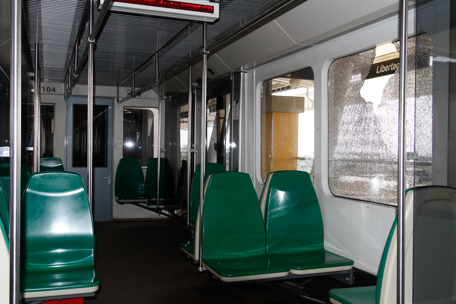 Protesta estacion Urdaneta