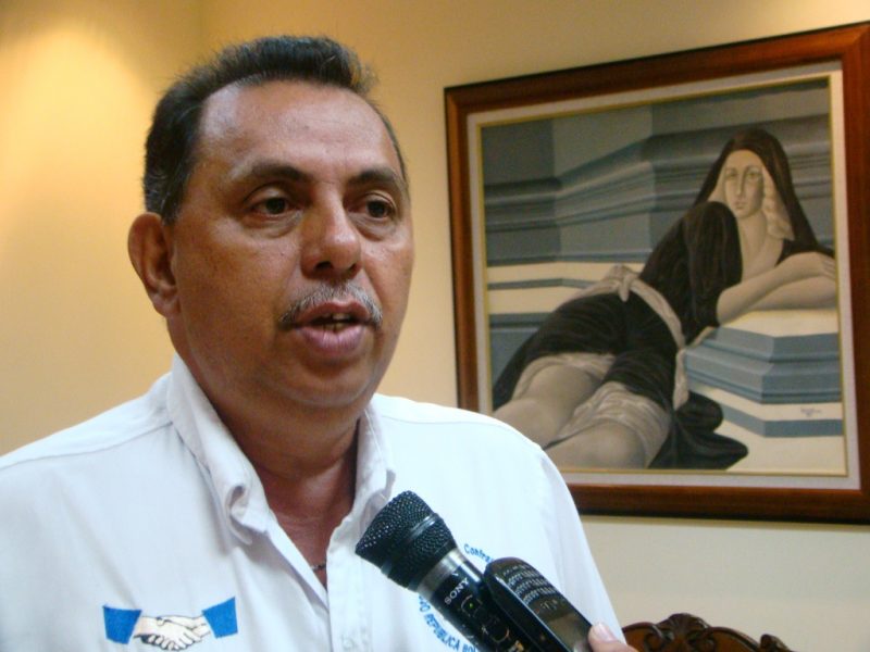 Directivo del sindicato de la liga de la confraternidad de transportistas, Marcos Chirinos