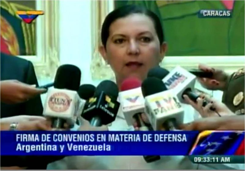 ministra de defensa