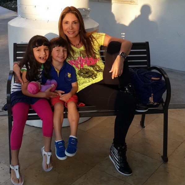 viviana y sus hijos