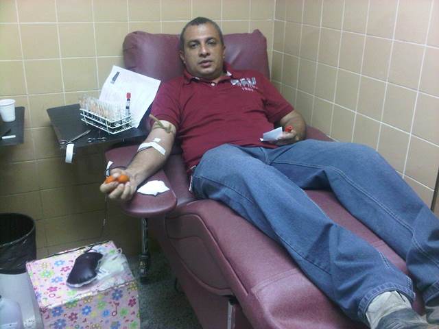 Donante voluntario de sangre