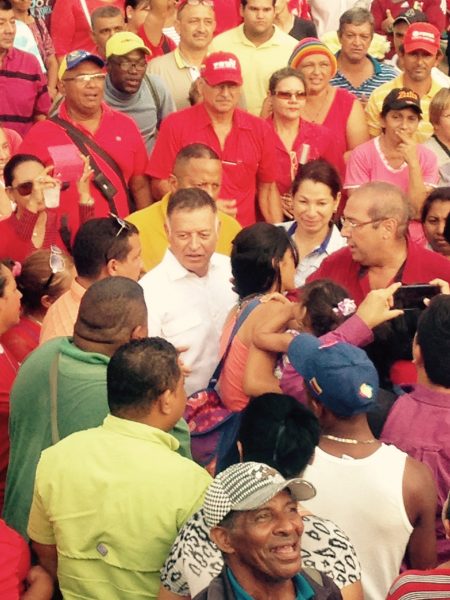 Gobernador Arias Cárdenas en Ciudad Ojeda