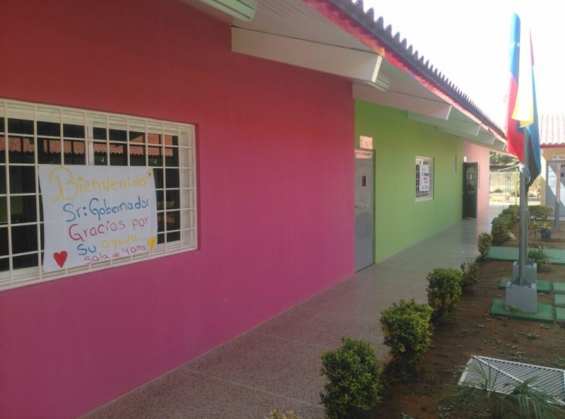 Totalmente remosado se encuentra el preescolar