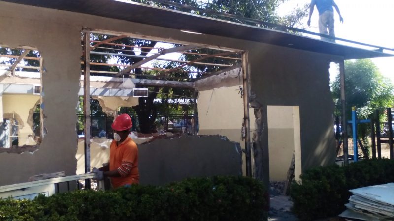 Trabajos que se realizan en el lugar