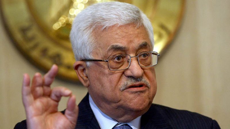 Palestinian authority President Mahmoud Abbas