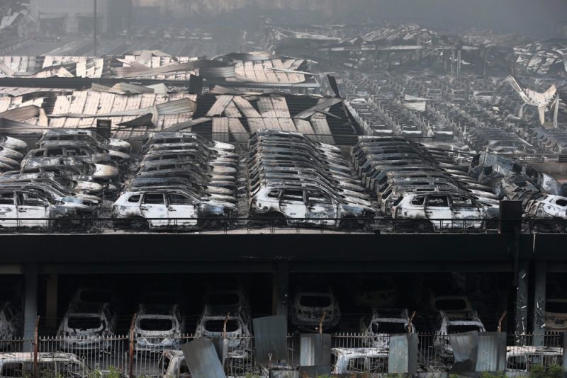 UNA FUERTE EXPLOSI”N SACUDE LA CIUDAD PORTUARIA CHINA DE TIANJIN