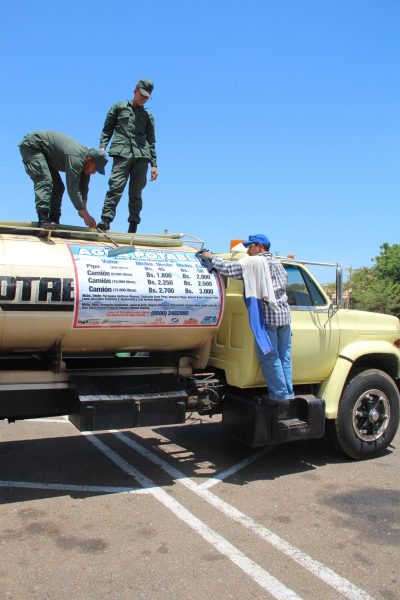 Camiones cisternas deben estar censados para poder vender  agua (2)