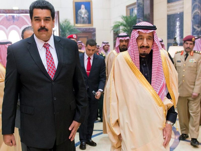 Nicolás Maduro pide colaboración al Rey de Arabia Saudita para estabilizar precios petroleros / Diario Republica