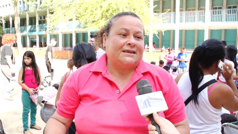 Carmen González, madre del paciente pediátrico, Gabriel Rodíguez