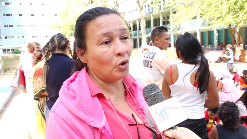 Ilda Cornieles, representante de paciente de oncología pediátrica