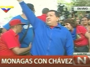 Chavez en Monagas