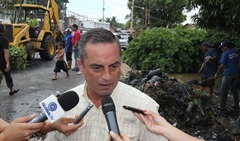 Javier Alarcon. atencion por lluvias