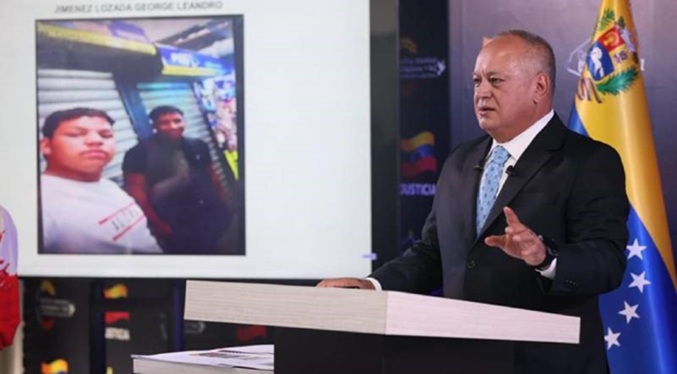 Ministro Cabello reporta 13 detenidos tras frustrar ataque terrorista en Caracas