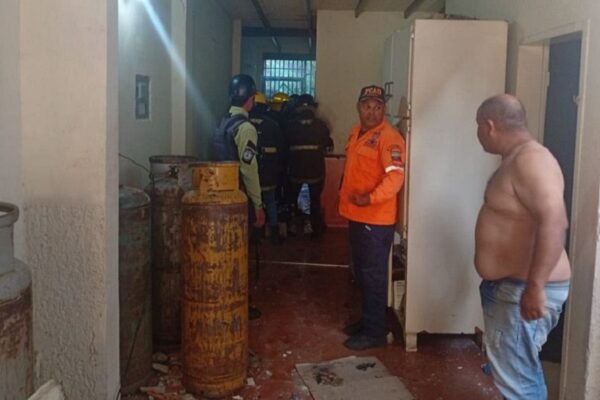 Cuatro heridos deja explosión de bombona de gas en Guárico