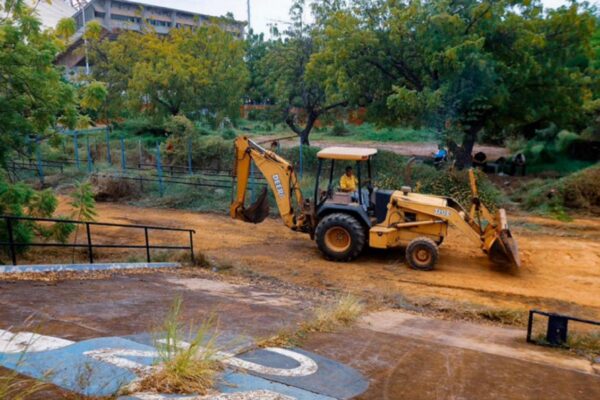 Inician la recuperación del Parque del Sol y 8 instalaciones del complejo polideportivo