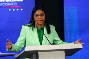 Delcy Rodríguez llama a defender la soberanía ante amenazas de Estados Unidos