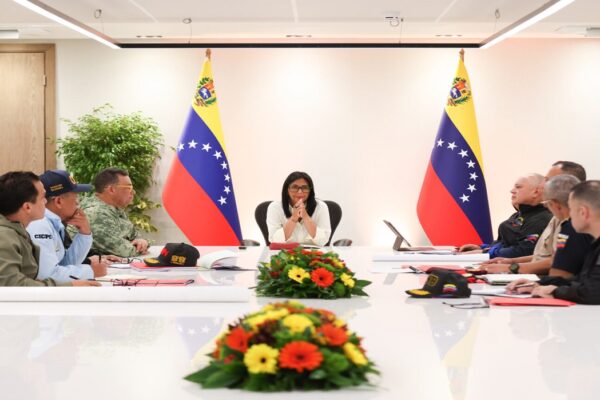 Delcy Rodríguez supervisa avances en materia de seguridad ciudadana