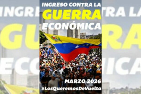 Pensionados reciben Bono contra la Guerra Económica de marzo con un incremento del 20 porciento