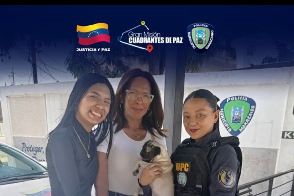 Polimaracaibo recupera y entrega canino extraviado a sus propietarios