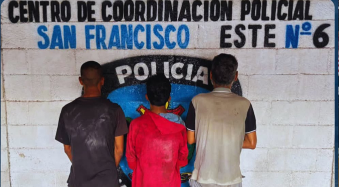 San Francisco: CPBEZ detuvo a tres hombres por desmantelar infraestructura del Parque Sur