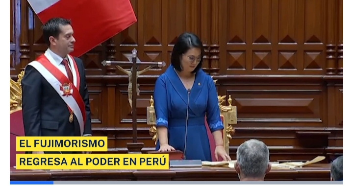 El fujimorismo asume el gobierno de Perú tras convulsionadas décadas