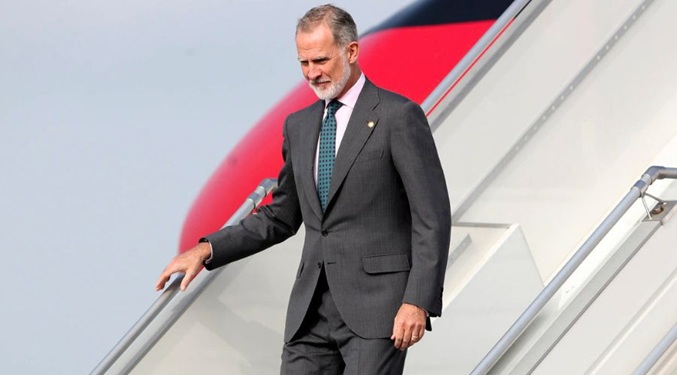 ​El rey Felipe VI llega a Perú para la investidura de Keiko Fujimori