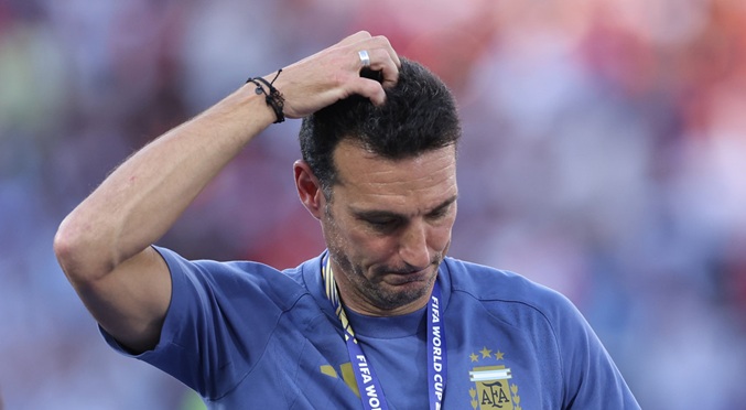 ​Lionel Scaloni analiza la derrota de Argentina ante España