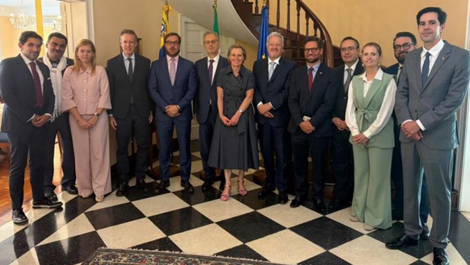 Canciller Plasencia y diplomáticos europeos evalúan cooperación en Caracas