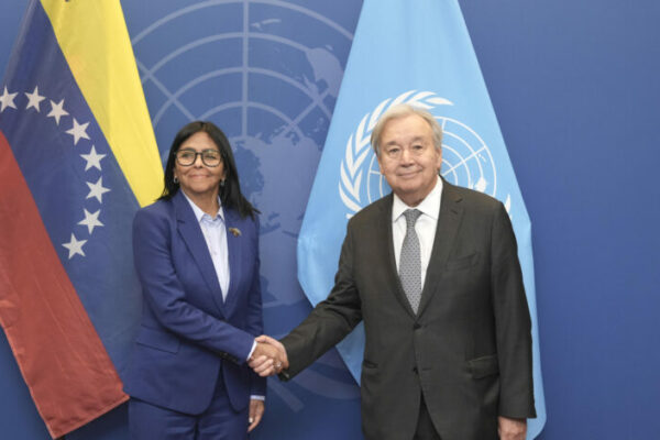 Presidenta encargada se reúne con el secretario general de la ONU