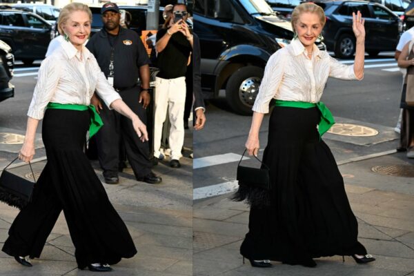 Carolina Herrera deslumbra a sus 87 años con un andar elegante sobre tacones de aguja