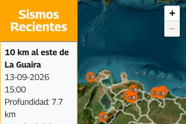 Dos sismos de baja magnitud sacudieron sectores de La Guaira