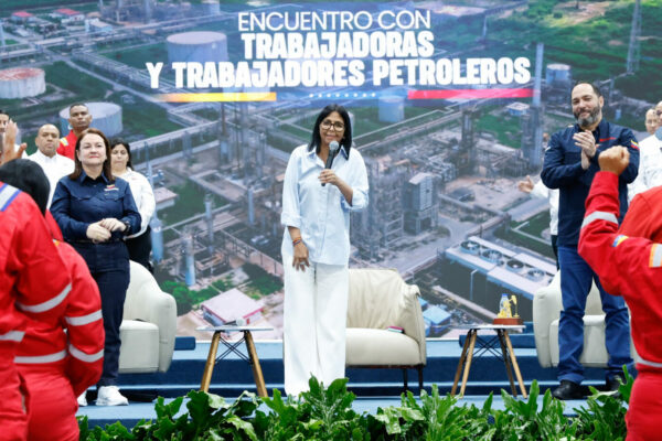 Delcy Rodríguez dice que apagón en el occidente fue producto de un sabotaje