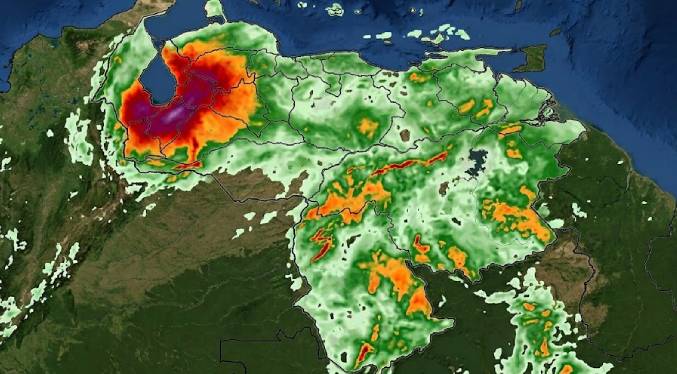 Predicción meteorológica nacional prevé lluvias moderadas en quince estados venezolanos