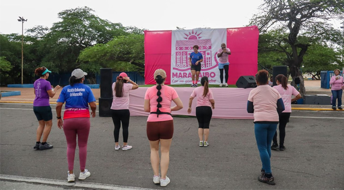 Alcaldía de Maracaibo viste de «rosa» el domingo de la Ciclovía